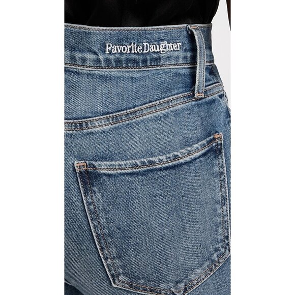 💕FAVORITE DAUGHTER💕 Valentina Super High Rise Tower Jean Medium Indigo 29 NWT - Picture 7 of 16